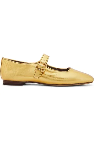 Sam Edelman Zapato plano michaela en color oro metálico talla 7 en - Metallic Gold. Talla 7 (también en 8).