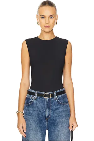 AGOLDE Body mangas aura en color talla L en - Black. Talla L (también en M, S, XL, XS).