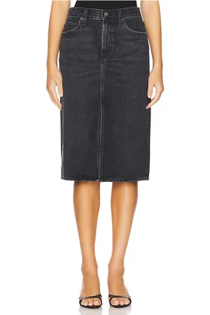 AGOLDE Falda gaia en color negro talla 23 en - Black. Talla 23 (también en 24, 25).