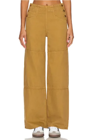Mother Pierna ancha smoothie utility skimp en color amarillo mostaza talla 24 en - Mustard. Talla 24 (también en 25, 26, 28, 31).