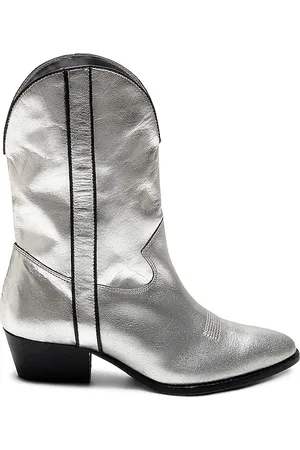 Free People Bota boderline western en color plateado metálico talla 36 en - Metallic Silver. Talla 36 (también en 37.5