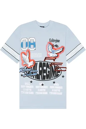 Civil Regime Camiseta en color bebe azul talla L en - Baby Blue. Talla L (también en M, S).