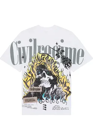 Civil Regime Camiseta en color talla L en - White. Talla L (también en M).