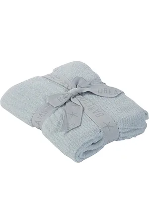 Barefoot Dreams Manta cozychic light ribbed baby en color roca talla all en - Slate. Talla all.