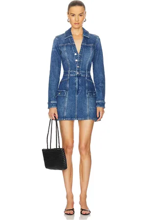 Paige Vestido greta en color denim-medium talla 0 en - Denim-Medium. Talla 0 (también en 10, 2).