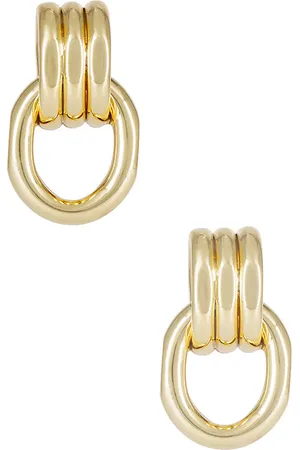 Martha Calvo Pendientes en color oro metálico talla all en - Metallic Gold. Talla all.