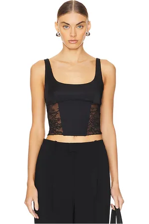 Bec & Bridge Olimpia corset top en color talla 12/L en - Black. Talla 12/L (también en 6/XS, 8/S).