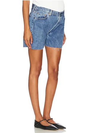 aligrace Maternity baggy short en color denim-medium talla S en - Denim-Medium. Talla S (también en XS).