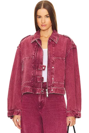 Isabel Marant Chaqueta utilitaria julie en color rosado talla 36/4 en - Pink. Talla 36/4 (también en 38/6).