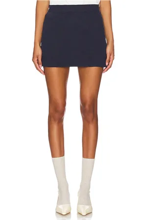 NSF Minifalda con detalle de bolsillo en color talla 25 en - Navy. Talla 25 (también en 28, 29).