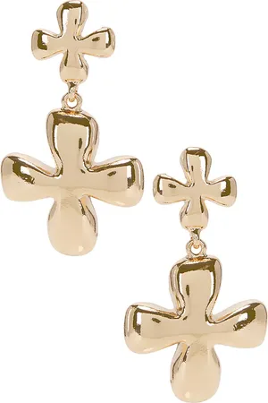 8 Other Reasons Pendiente colgante de flor en color oro metálico talla all en - Metallic Gold. Talla all.
