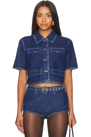 Lioness Top denim halston en color denim-dark talla L en - Denim-Dark. Talla L (también en XL, XS, XXL, XXS).