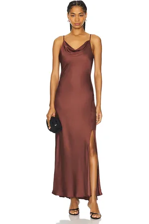 ASTR Vestido glynis en color burgundy talla L en - Burgundy. Talla L (también en M, S, XL, XS).