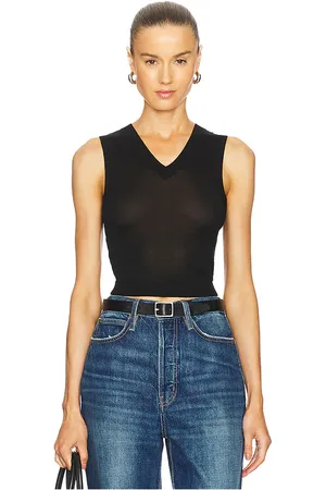 A.L.C. Chaleco brody en color talla L en - Black. Talla L (también en XS).