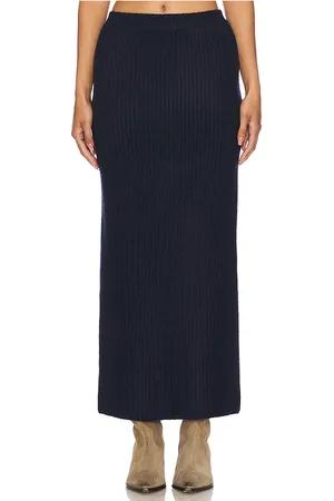 Callahan Maxifalda de punto mina en color talla M en - Navy. Talla M (también en S, XL).