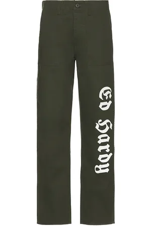 ED HARDY Pantalón screaming en color talla 34 en - Olive. Talla 34 (también en 38, 40).