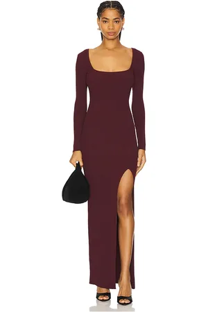GOOD AMERICAN Maxivestido virgo en color burgundy talla L en - Burgundy. Talla L (también en M, XXXXL/4X).