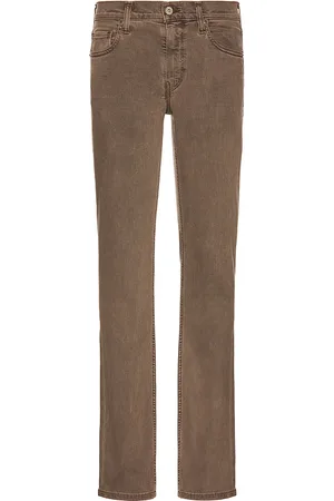 Paige Lennox slim jeans en color marrón talla 30 en - Brown. Talla 30 (también en 32, 34).