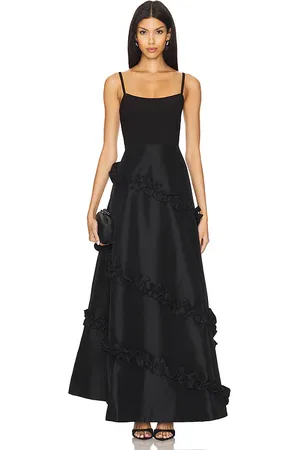 LIKELY Vestido largo arissa en color talla 0 en - Black. Talla 0 (también en 6).