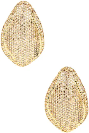 Cult Gaia Pendiente erin en color oro metálico talla all en - Metallic Gold. Talla all.
