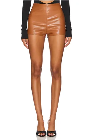 Nookie Faux leather shorts en color talla L en - Brown. Talla L (también en M, S).