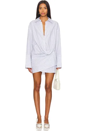 h:ours Vestido camisero faye en color neutral talla S en - Neutral. Talla S (también en XS).