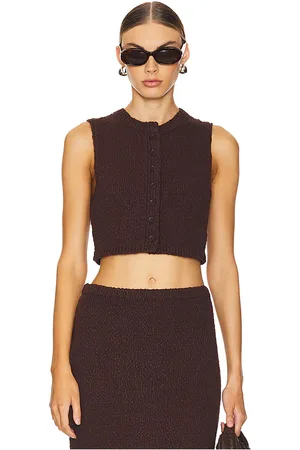 Lovers And Friends Chaleco agnese en color talla L en - Brown. Talla L (también en XS).