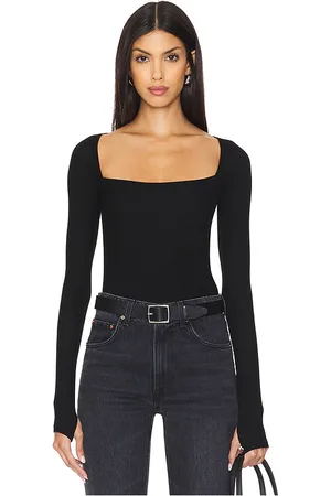 Michael Lauren Top manga larga kaleb en color talla L en - Black. Talla L (también en M, S, XL, XS).