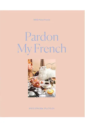 Piecework Puzle pardon my french 1000 piece puzzle en color rosado talla all en N/A - Pink. Talla all.