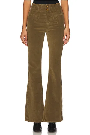 Free People Bengala de cordón we the free jayde en color verde oliva talla 29 en - Olive. Talla 29 (también en 31).