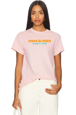 Free & Easy Camiseta gradient en color rosado talla L en - Pink. Talla L (también en M, S).