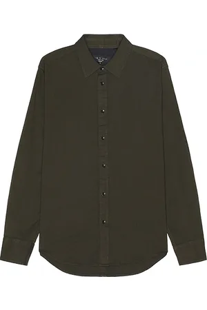 RAG&BONE Camisa en color verde oscuro talla M en - Dark Green. Talla M (también en S).