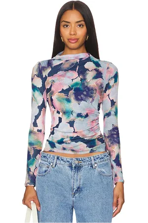 Rails Top manga larga joelle en color morado talla S en - Purple. Talla S (también en XS, XXS).
