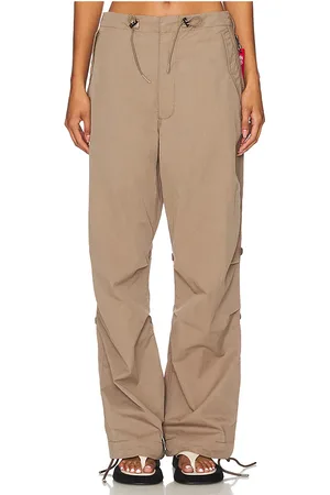 Alpha Industries Pantalón parachute en color marrón talla M en - Brown. Talla M (también en XL/1X, XXL/2X).