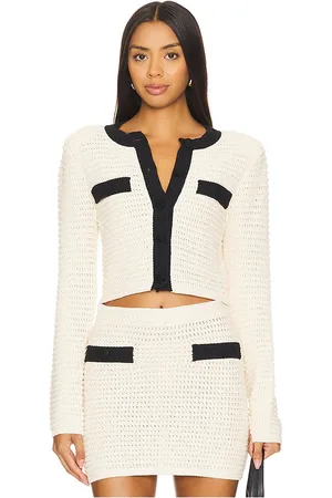 MAJORELLE Cárdigan slater en color ivory talla L en - Ivory. Talla L (también en M, S).