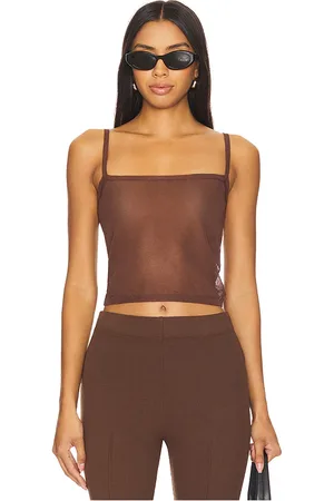 Lovers And Friends Camiseta tirantes layla en color talla L en - Brown. Talla L (también en M).