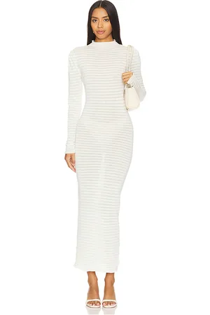Rollas Vestido edgar en color talla M en - Cream. Talla M (también en XL, XS).