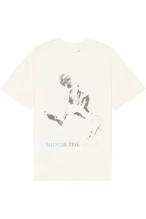 HONOR THE GIFT Camiseta en color talla L en - Cream. Talla L (también en XL/1X).
