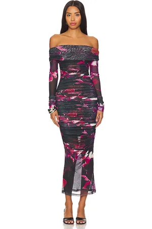 Nicholas Vestido midi oaklyn en color morado talla 0 en - Purple. Talla 0 (también en 10, 12, 2, 4, 6).