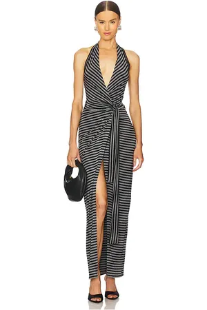 Norma Kamali Vestido largo en color negro talla XS en - Black. Talla XS (también en XXS).