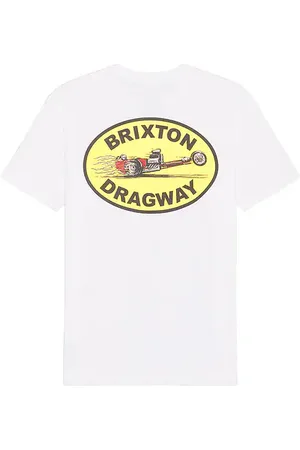 Brixton Camiseta dragway en color talla L en - White. Talla L (también en M, S).