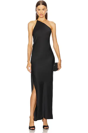 Michael Costello Vestido largo piper en color talla L en - Black. Talla L (también en M, S, XL).