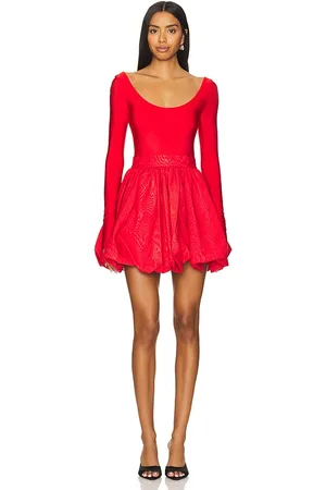 ALICE+OLIVIA Minivestido chara en color rojo talla 0 en - Red. Talla 0 (también en 2).