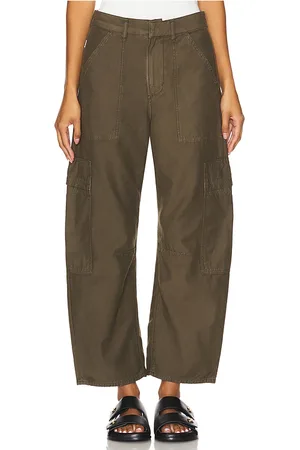 Citizens of Humanity Pantalón cargo marcelle en color verde oliva talla 24 en - Olive. Talla 24 (también en 32, 33).