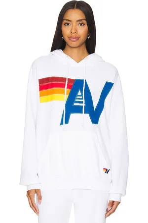 AVIATOR NATION Sudadera jersey logo en color talla L en - White. Talla L (también en M, S, XL, XS).