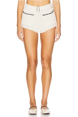 Asta Resort Pantalones cortos de punto en color ivory talla M en - Ivory. Talla M (también en S, XL, XS).