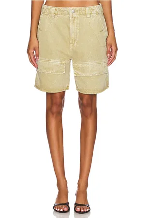GRLFRND Lindsey long cargo short en color beige talla 23 en - Beige. Talla 23 (también en 24, 25, 30, 32).