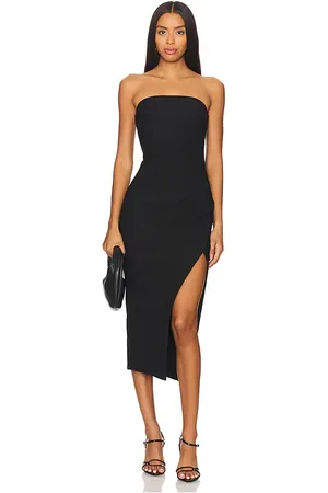 ELLIATT Vestido midi charlotte en color talla L en - Black. Talla L (también en M, S, XL).