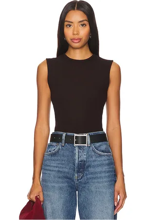 AGOLDE Camiseta tirantes binx en color marrón talla S en - Brown. Talla S (también en XS).