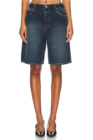 GRLFRND Rene low rise baggy short en color denim-dark talla 23 en - Denim-Dark. Talla 23 (también en 24, 25, 31).